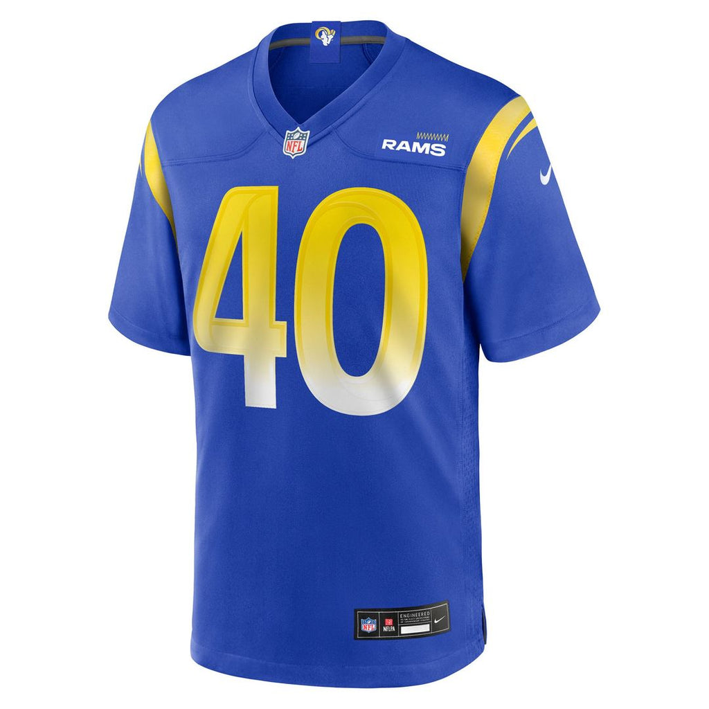 Los Angeles Rams Jesse Luketa Nike Team Game Jersey - Royal
