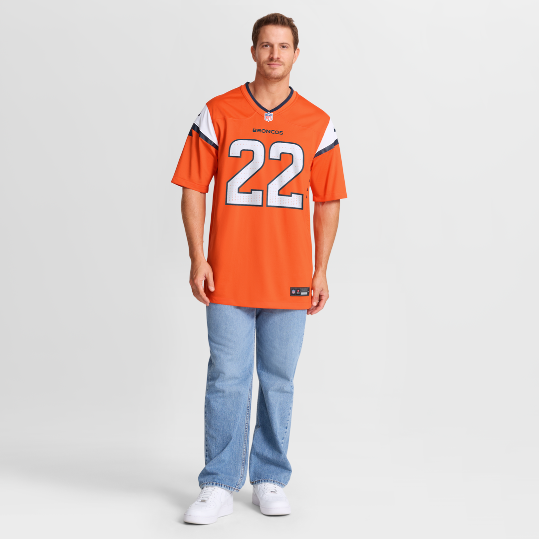 Denver Broncos Brandon Jones Nike Team Game Jersey - Orange