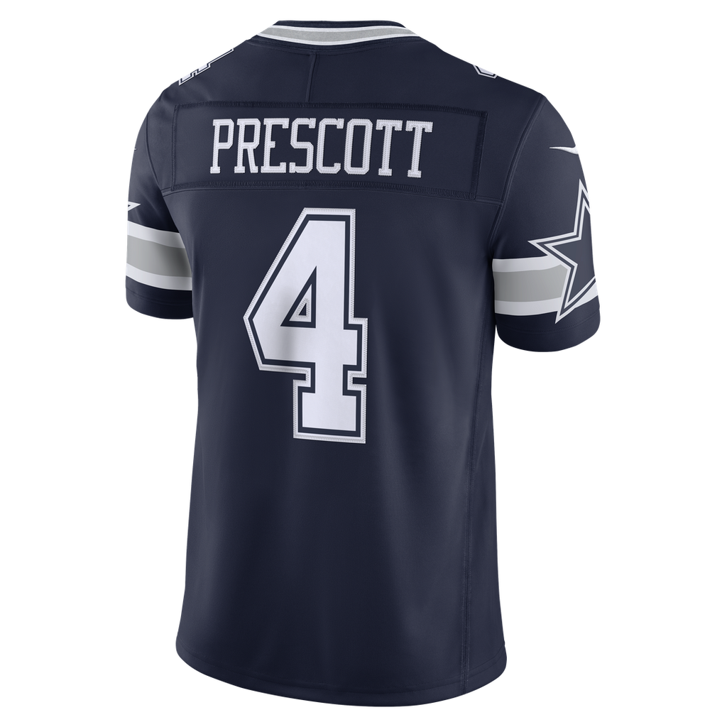 Dallas Cowboys Dak Prescott Nike Team Vapor F.U.S.E. Stitched Limited Jersey - Navy