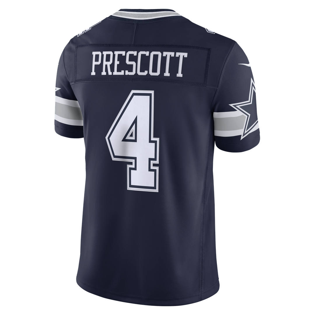 Dallas Cowboys Dak Prescott Nike Team Vapor F.U.S.E. Stitched Limited Jersey - Navy
