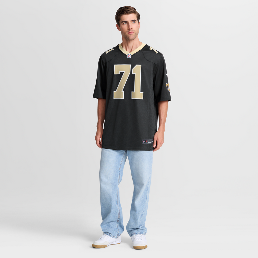 New Orleans Saints Kelvin Banks Jr. Nike Game Player Jersey - Black