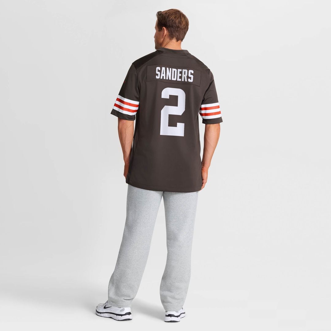 Cleveland Browns Shedeur Sanders Nike Game Jersey - Brown