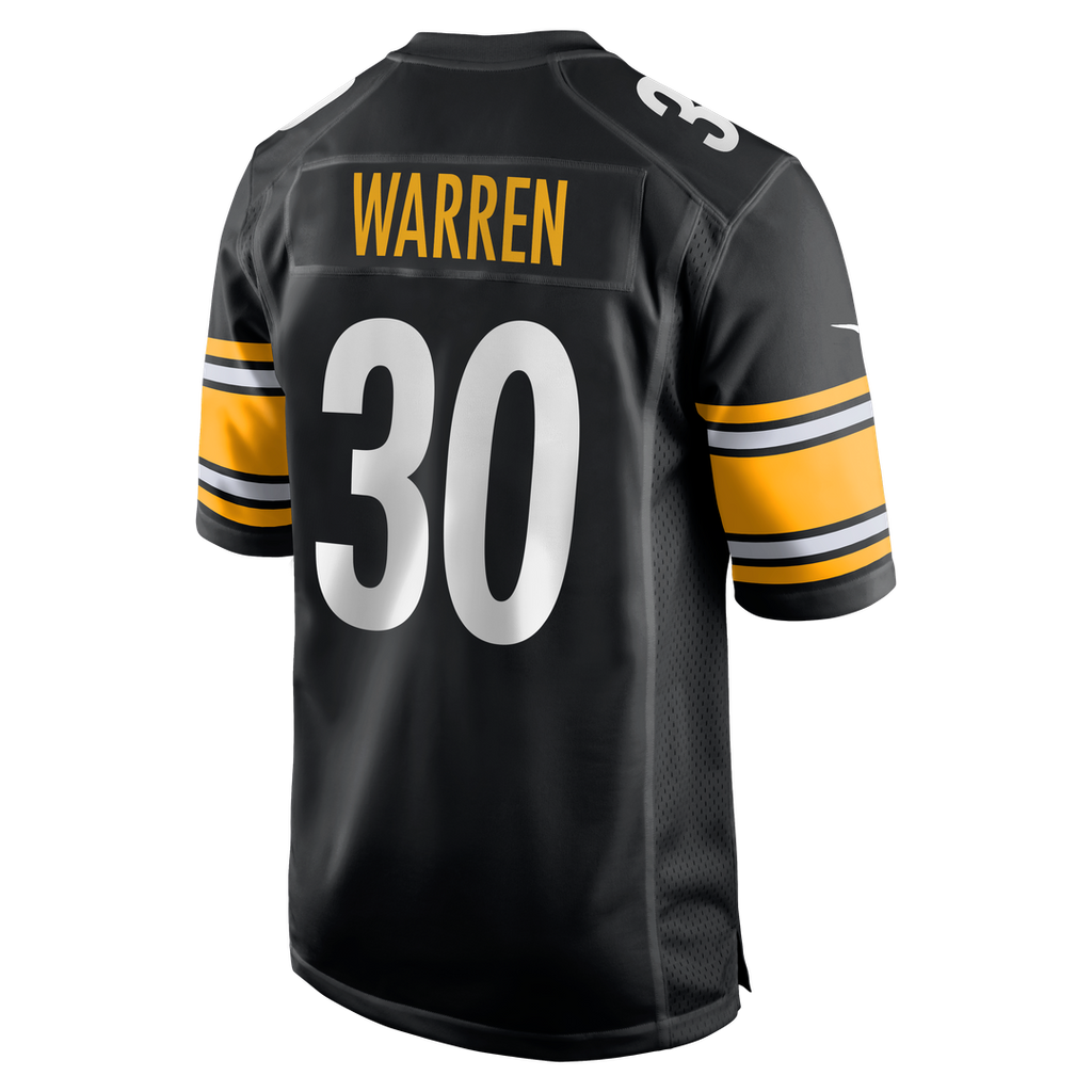 Pittsburgh Steelers Jaylen Warren Nike Game Player Jersey - Black