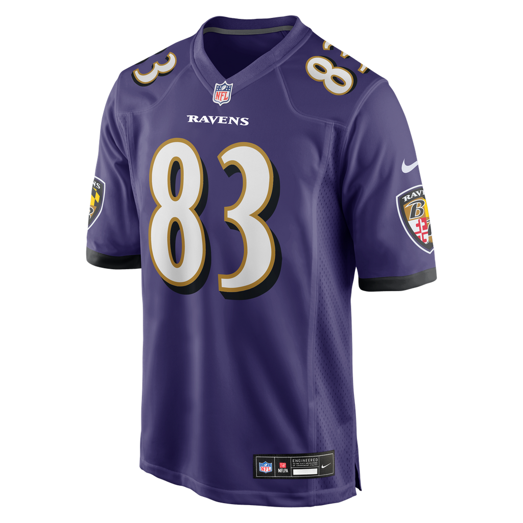 Baltimore Ravens LaJohntay Wester Nike Team Game Jersey - Purple
