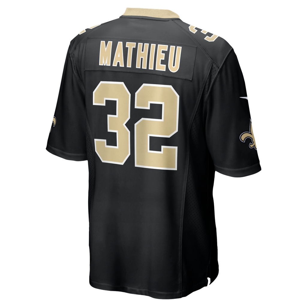 New Orleans Saints Tyrann Mathieu Nike Game Jersey - Black