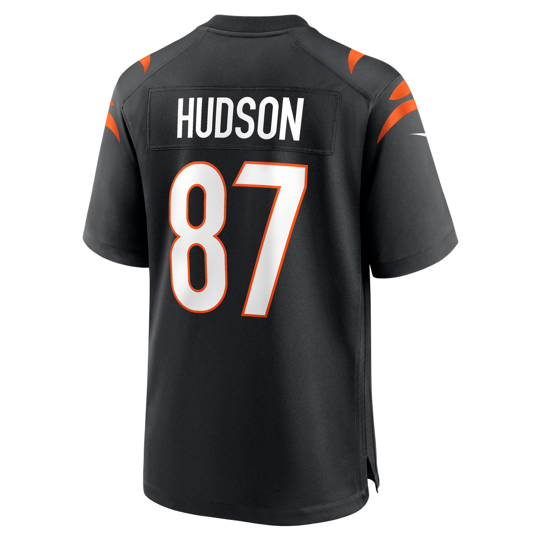 Cincinnati Bengals Tanner Hudson Nike Home Game Player Jersey - Black