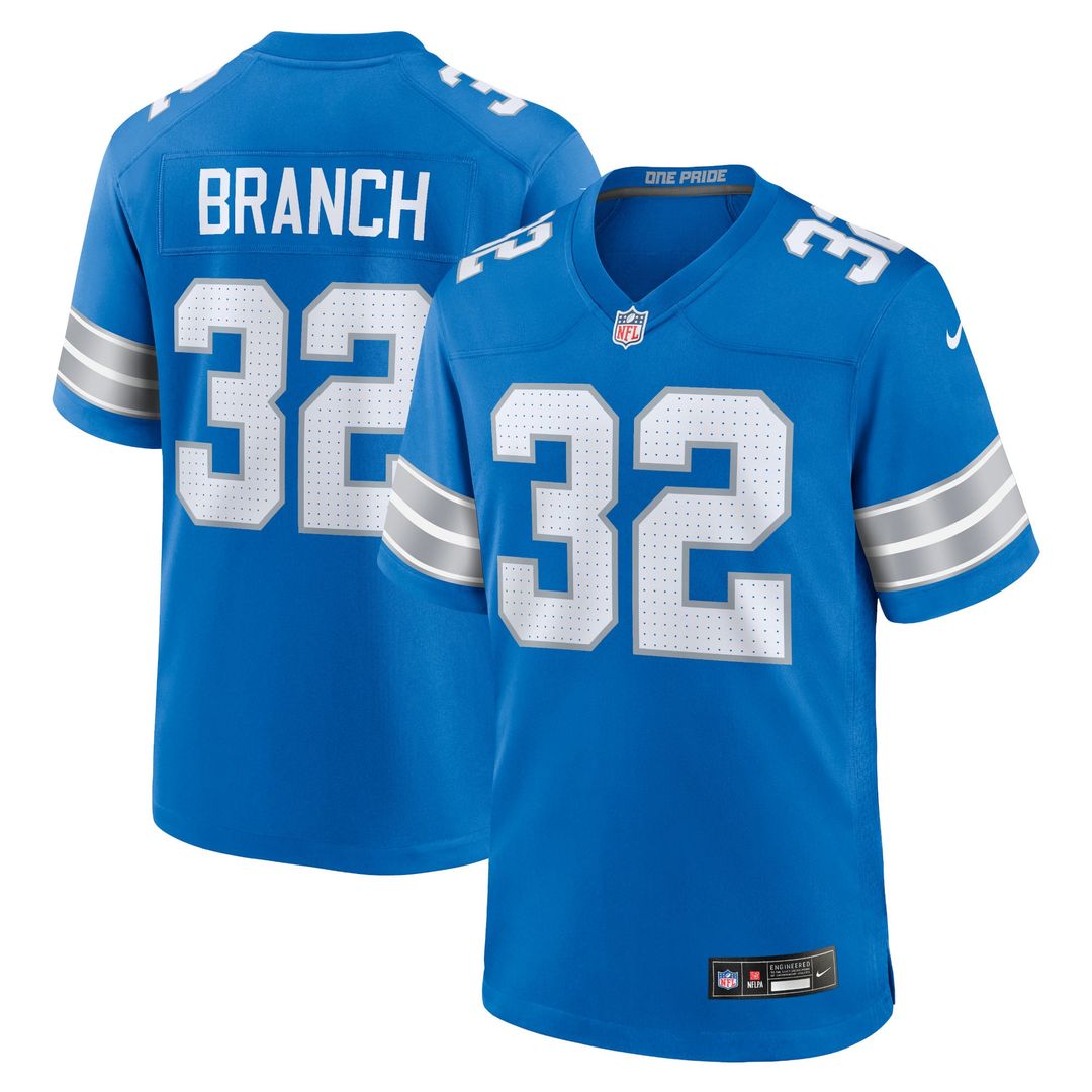 Detroit Lions Brian Branch Nike Alternate Game Jersey - Black