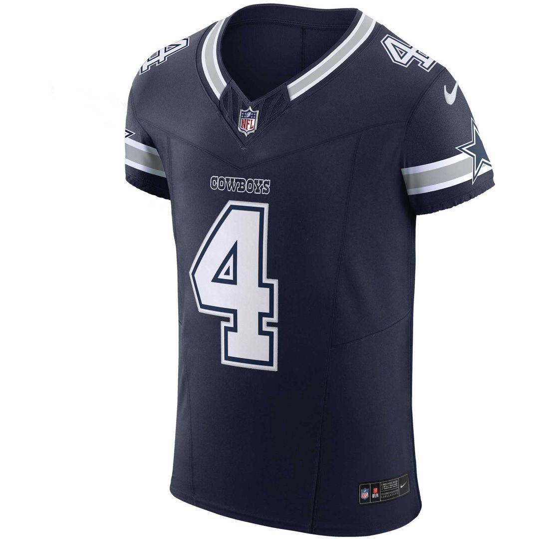 Dallas Cowboys Dak Prescott Nike Team Vapor F.U.S.E. Elite Jersey - Navy