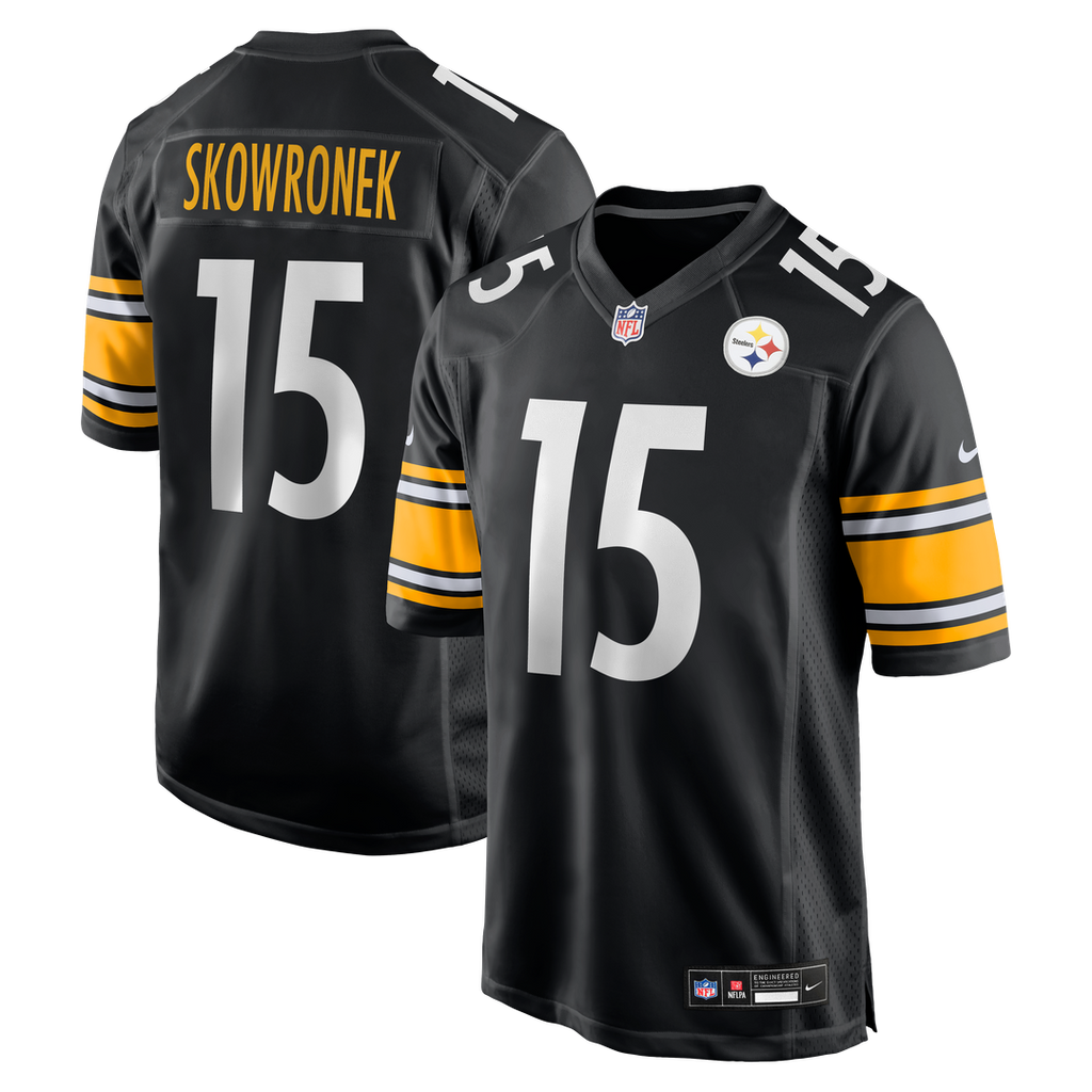 Pittsburgh Steelers Ben Skowronek Nike Team Game Jersey - Black