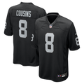 Las Vegas Raiders Kirk Cousins Nike Team Game Jersey - Black