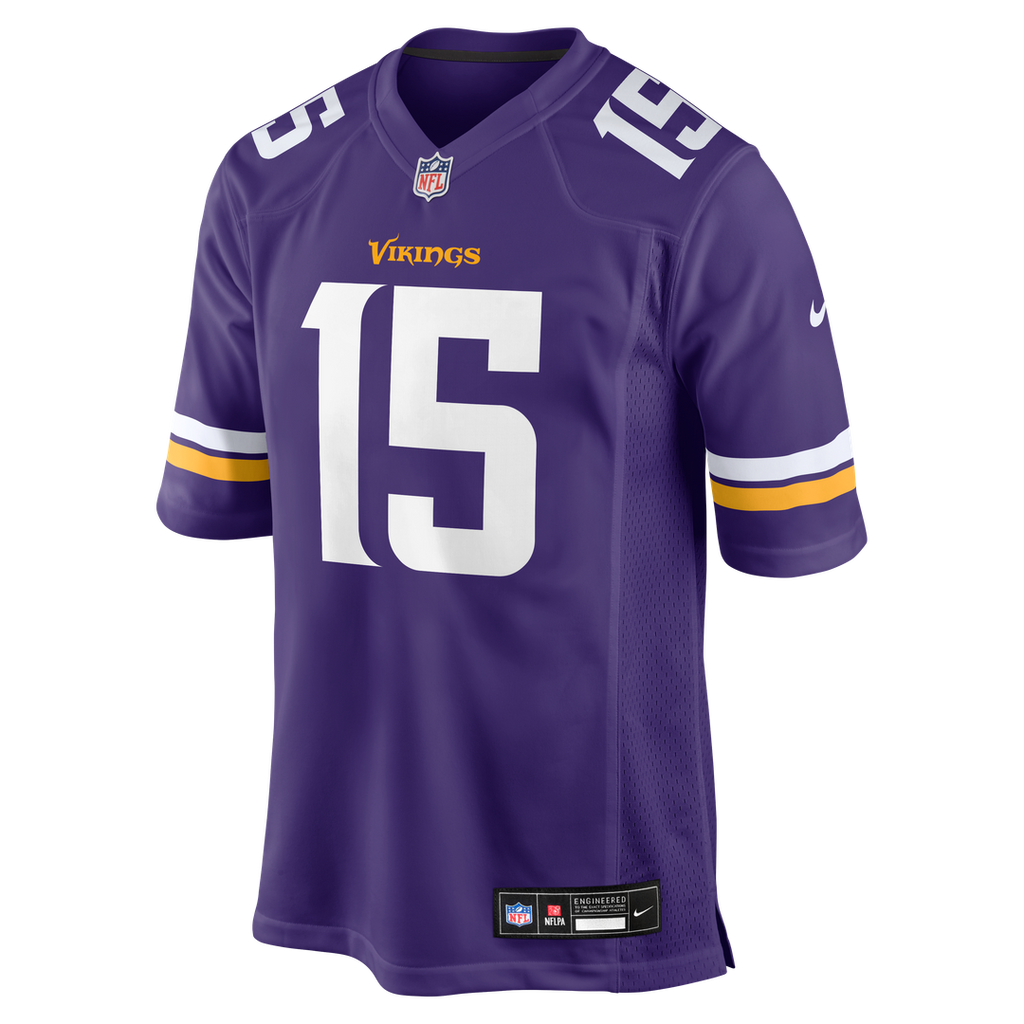 Minnesota Vikings Dallas Turner Nike Player Game Jersey - Purple