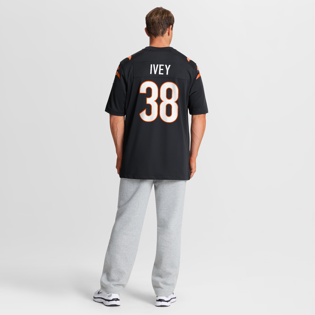 Cincinnati Bengals DJ Ivey Nike Team Game Jersey - Black