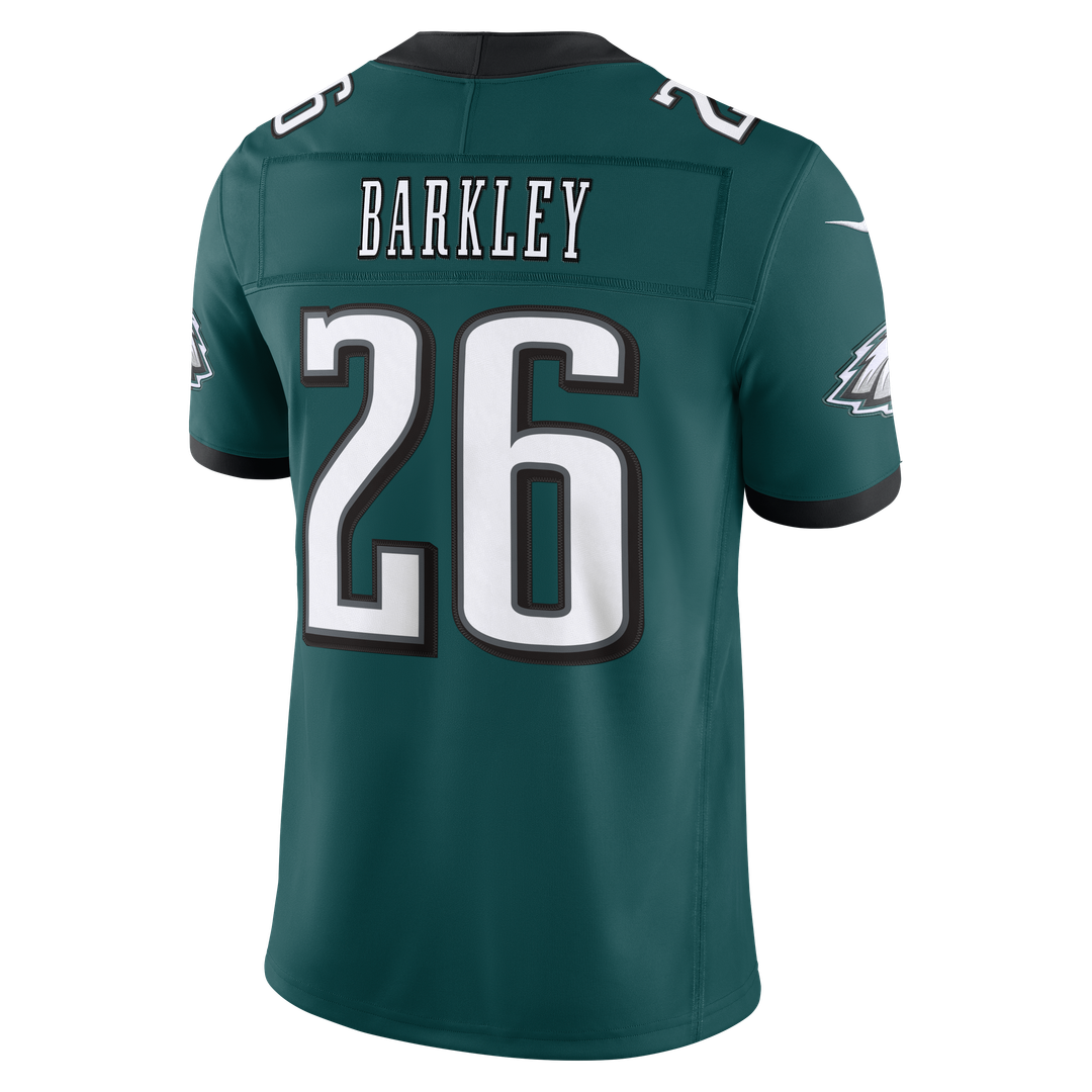 Philadelphia Eagles Saquon Barkley Nike Alternate Vapor F.U.S.E. Stitched Limited Jersey - Black