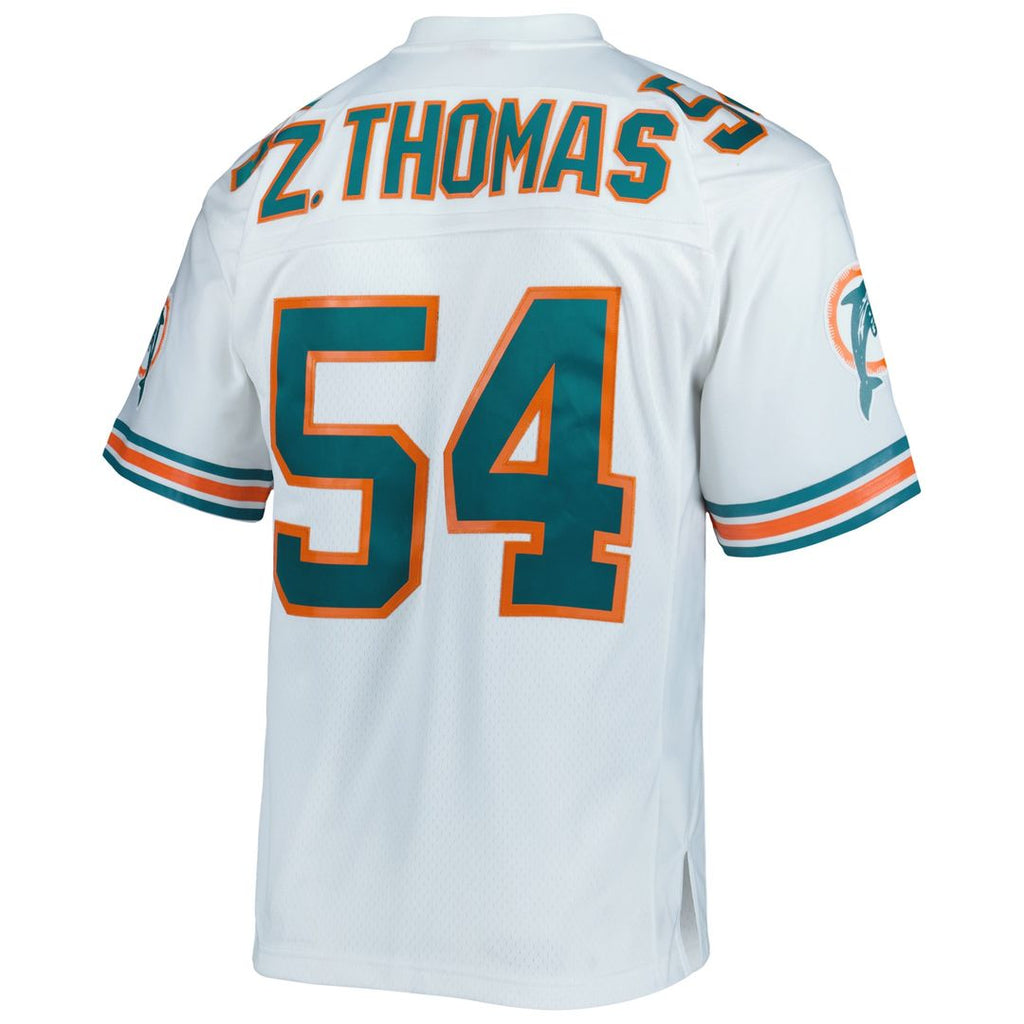 Miami Dolphins Zach Thomas Mitchell & Ness Legacy Replica Jersey - Aqua
