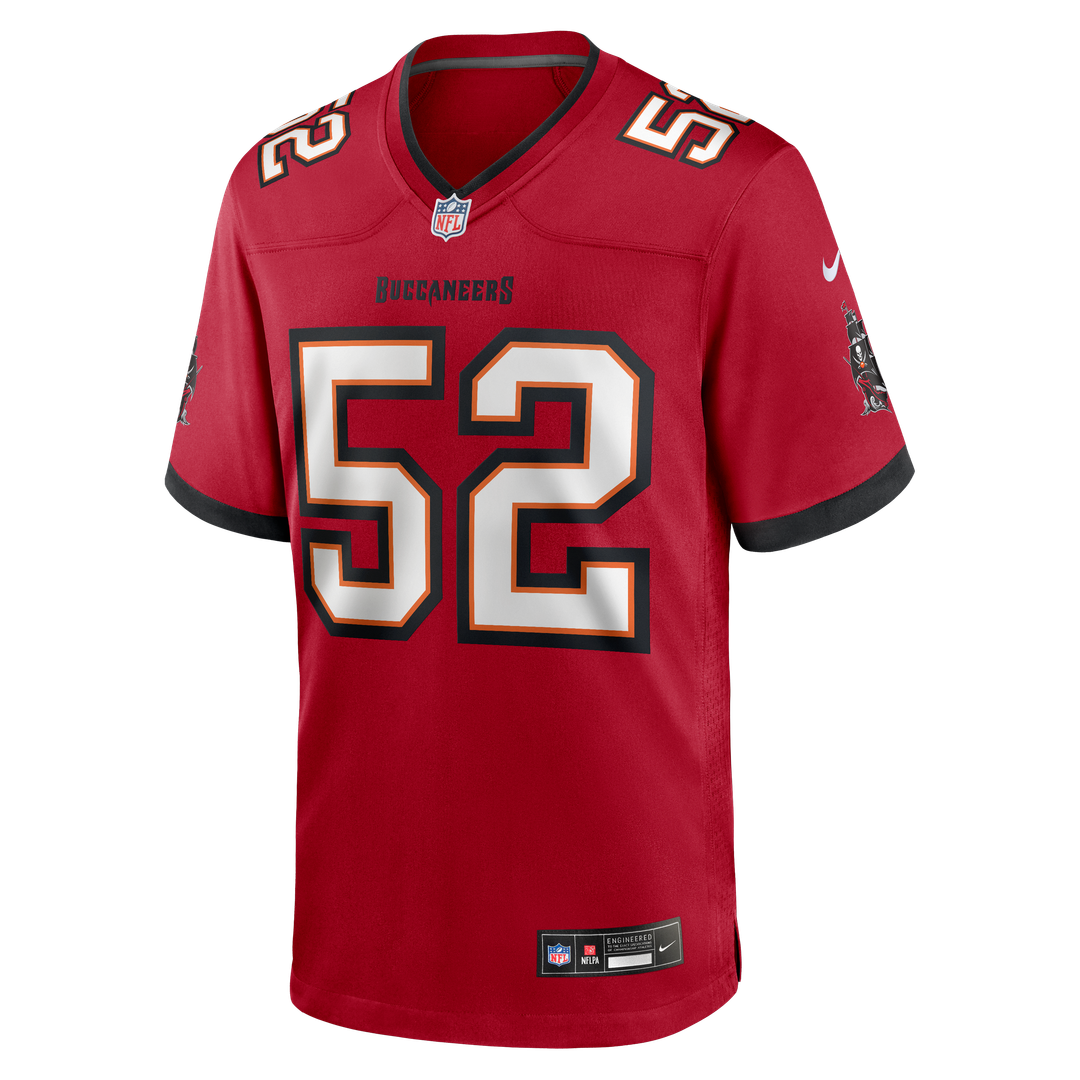 Tampa Bay Buccaneers Christian Rozeboom Nike Team Game Jersey - Red