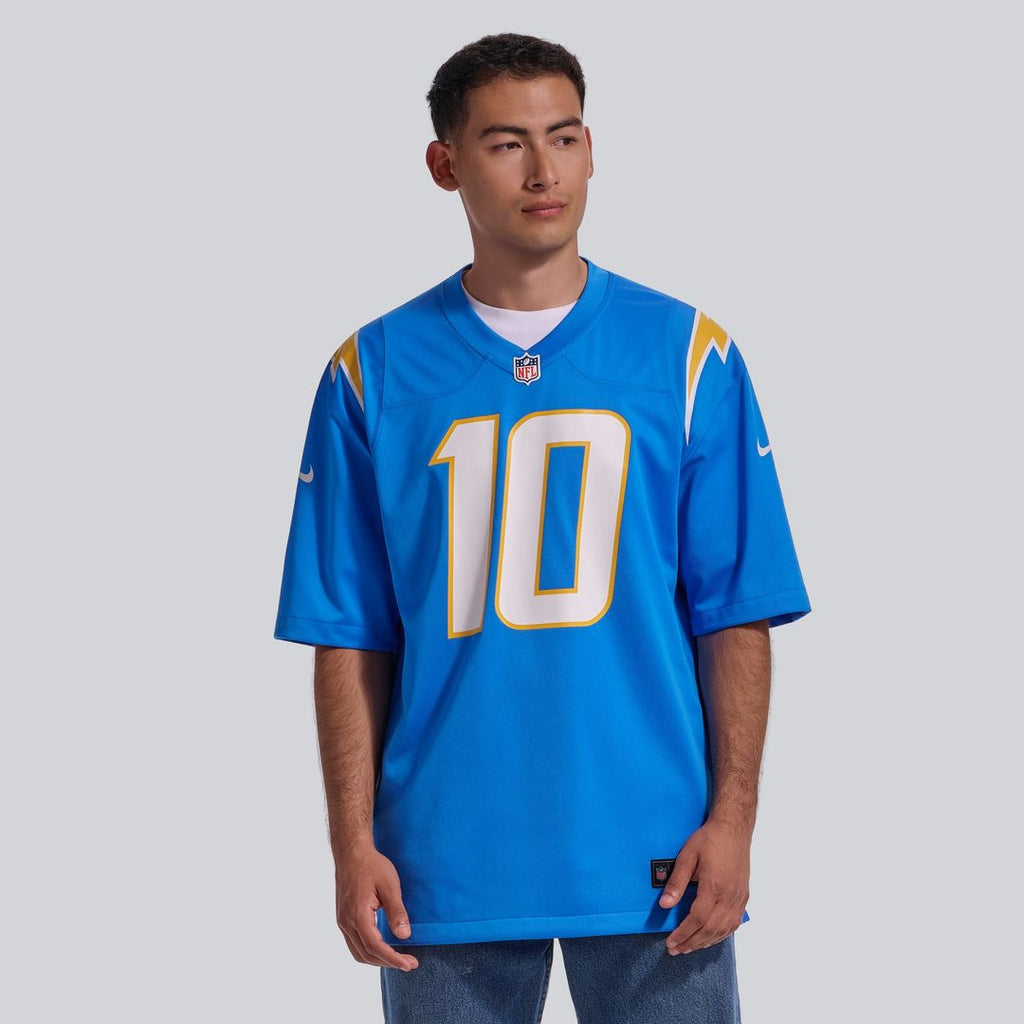 Los Angeles Chargers Justin Herbert Nike Alternate Charger Power Game Player Jersey - Gold