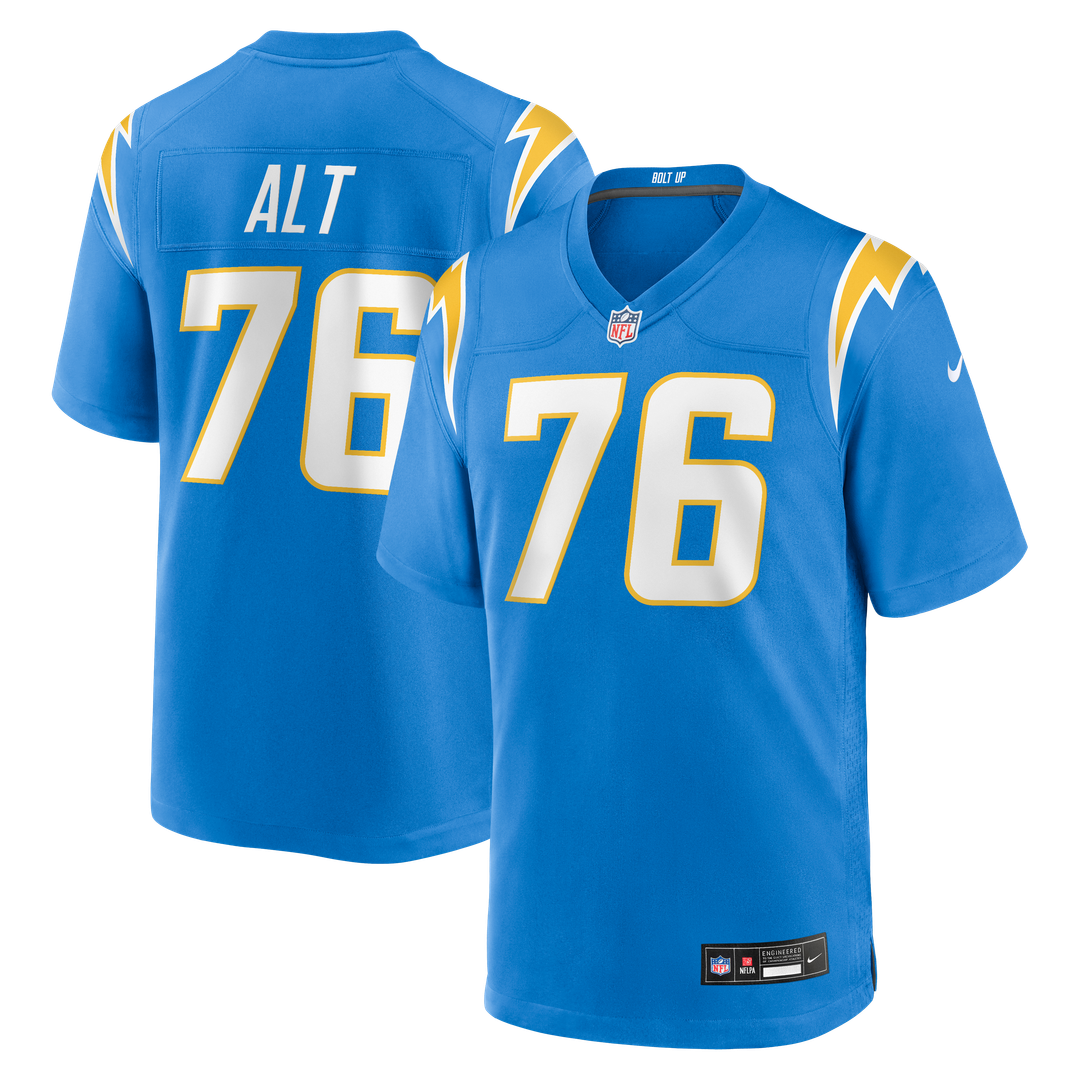 Los Angeles Chargers Joe Alt Nike Player Game Jersey - Powder Blue