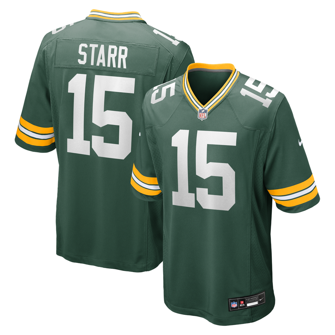 Green Bay Packers Bart Starr Nike Game Retired Player Jersey - Green