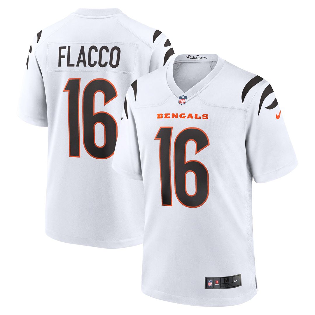 Cincinnati Bengals Joe Flacco Nike Game Jersey - White