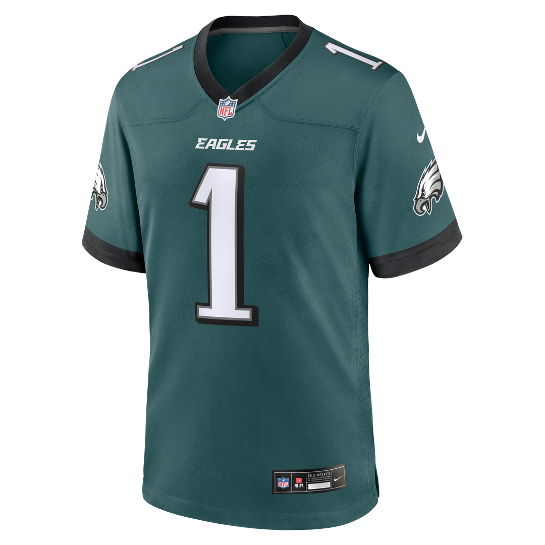 Philadelphia Eagles Jalen Hurts Nike Team Game Jersey - Midnight Green
