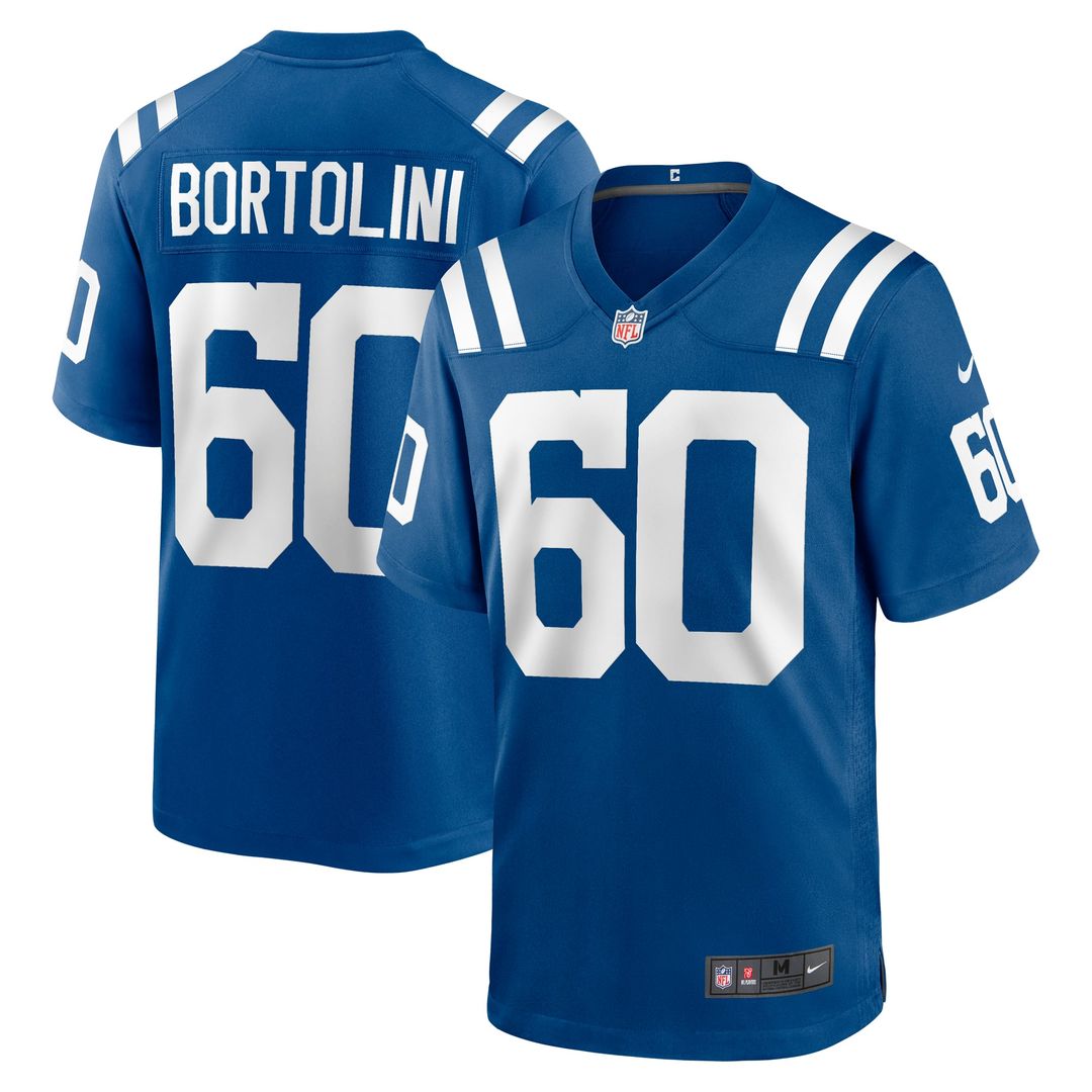 Indianapolis Colts Tanor Bortolini Nike Game Jersey - Royal