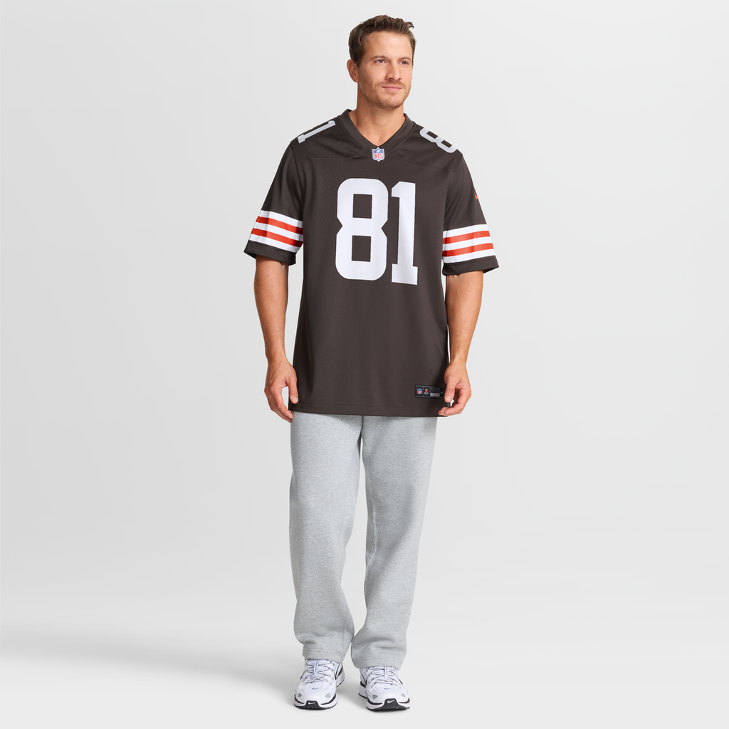 Cleveland Browns Luke Floriea Nike Team Game Jersey - Brown