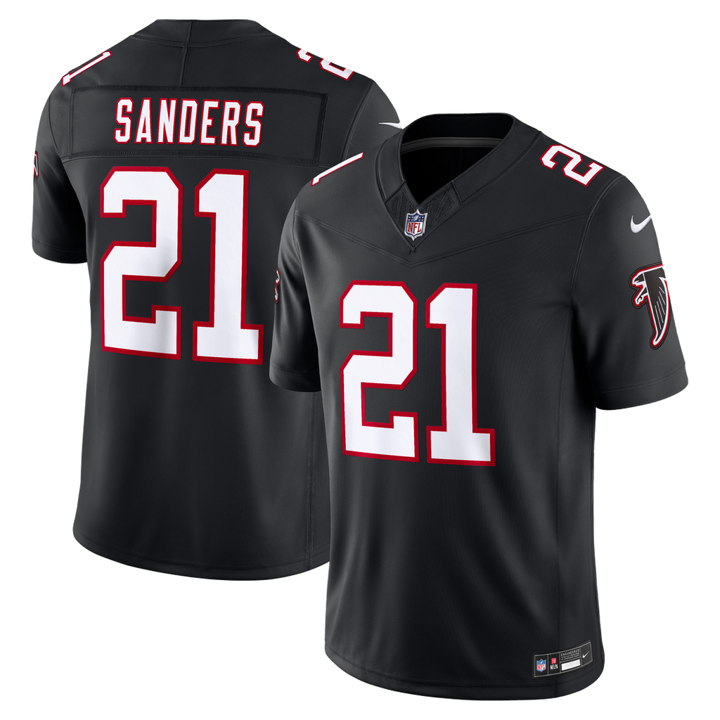 Atlanta Falcons Deion Sanders Nike Team Vapor F.U.S.E. Stitched Retired Limited Jersey - Red
