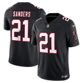 Atlanta Falcons Deion Sanders Nike Alternate Throwback Vapor F.U.S.E. Stitched Retired Limited Jersey - Black