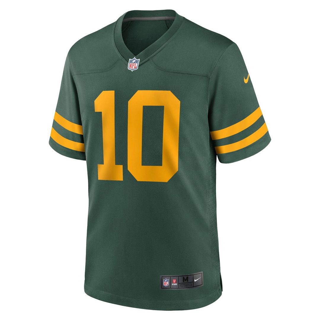 Green Bay Packers Jordan Love Nike Alternate Game Jersey - Green