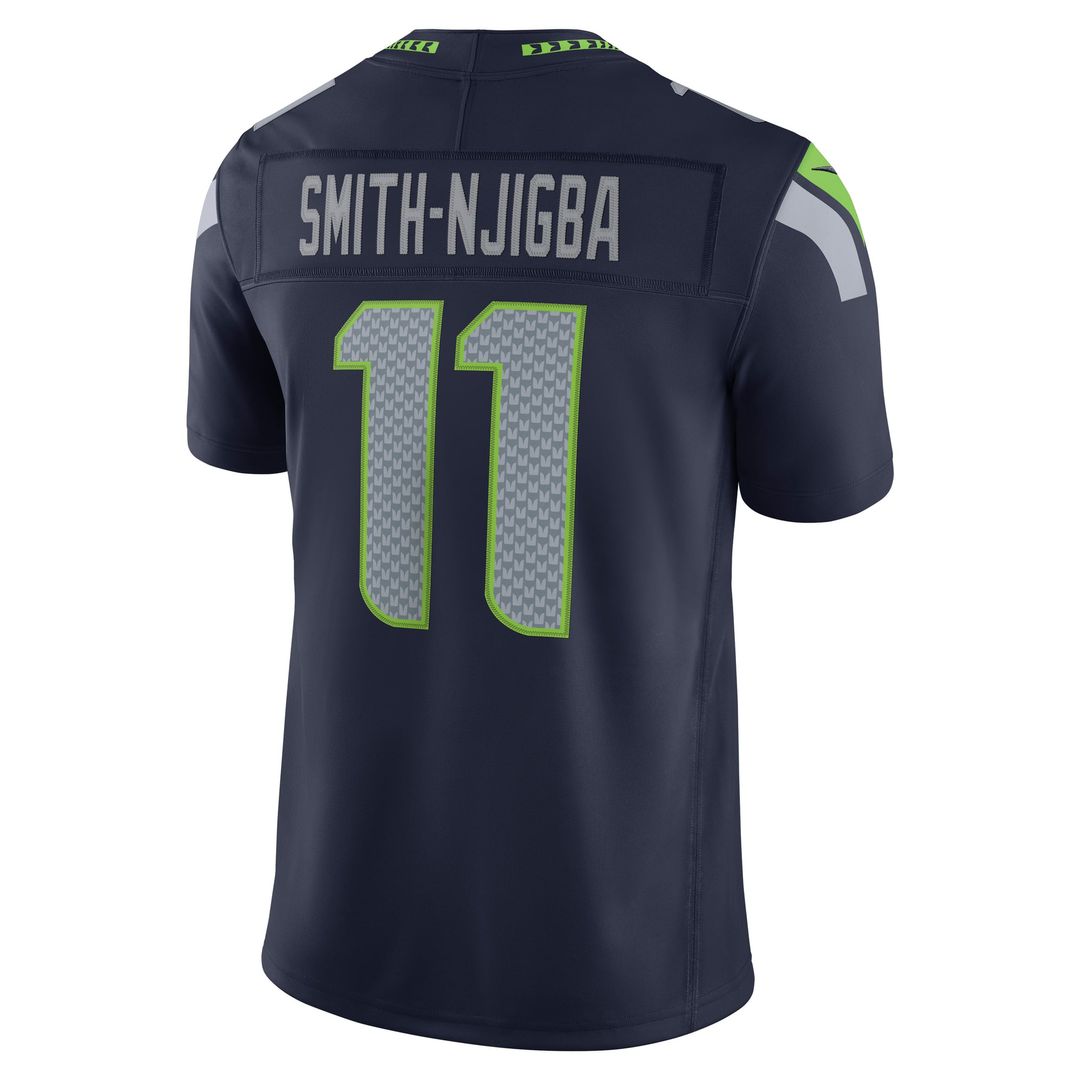 Seattle Seahawks Jaxon Smith-Njigba Nike Team Vapor F.U.S.E. Stitched Limited Jersey - College Navy