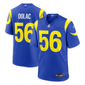 Los Angeles Rams Shaun Dolac Nike Team Game Jersey - Royal
