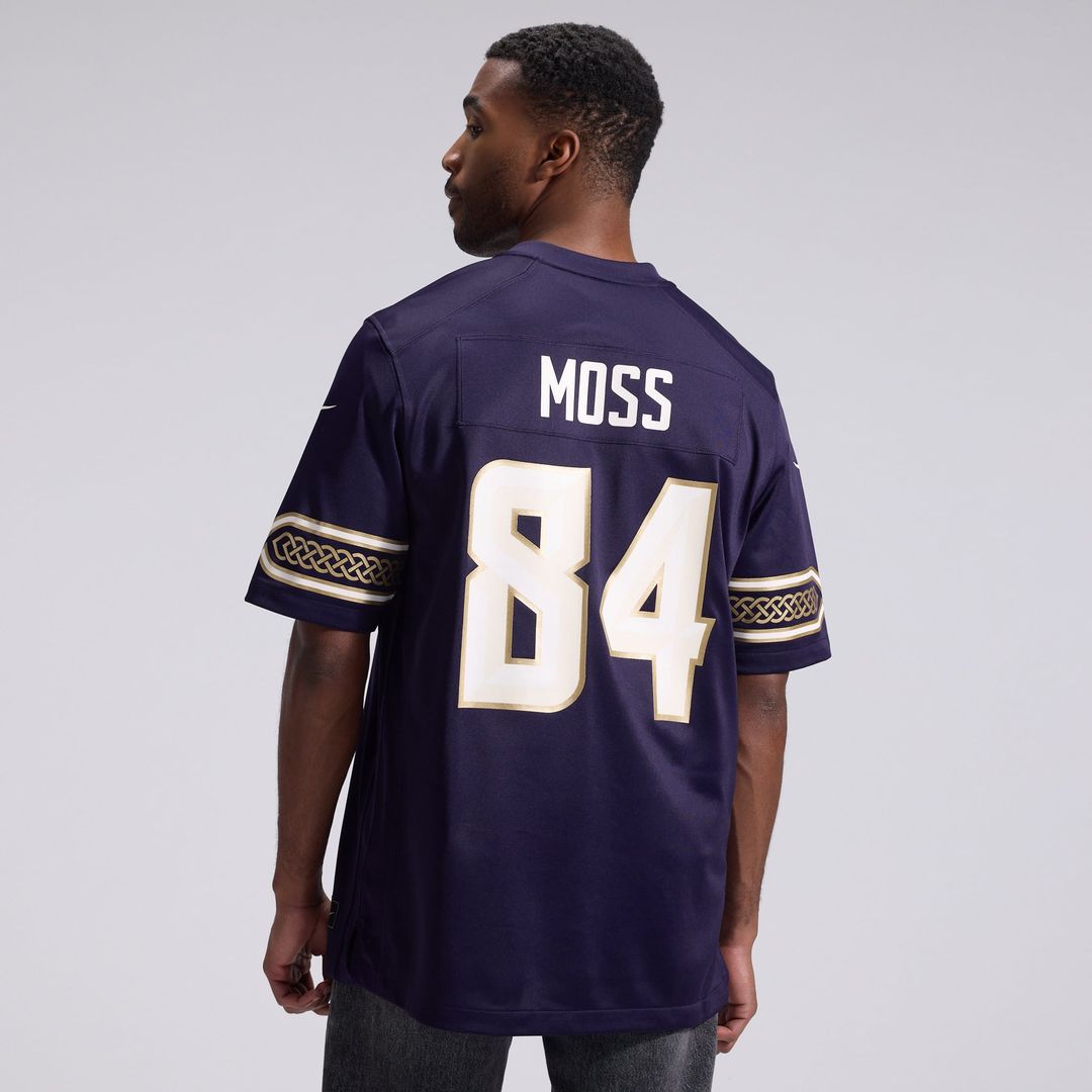 Minnesota Vikings Randy Moss Nike 2026 Rivalries Collection Game Jersey - Purple