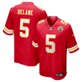 Kansas City Chiefs Mansoor Delane Nike Team Game Jersey - Red