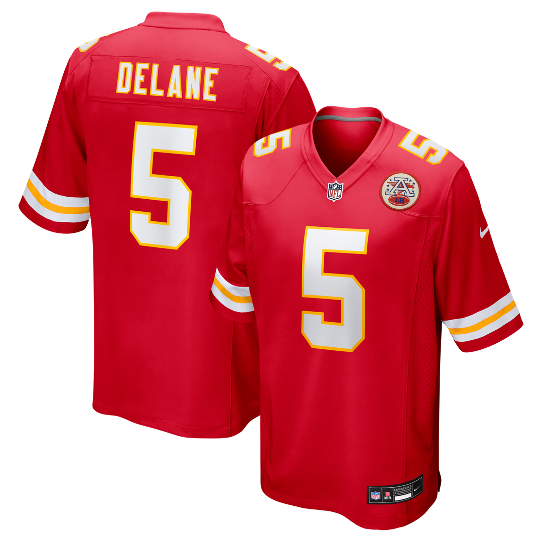 Kansas City Chiefs Mansoor Delane Nike Team Game Jersey - Red