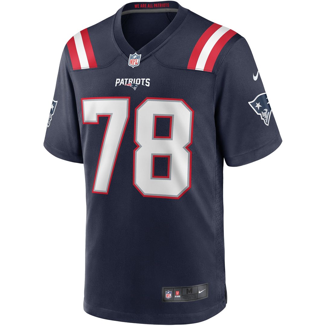 New England Patriots Bruce Armstrong Nike Game Retired Player Jersey - Navy
