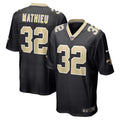New Orleans Saints Tyrann Mathieu Nike Game Jersey - Black