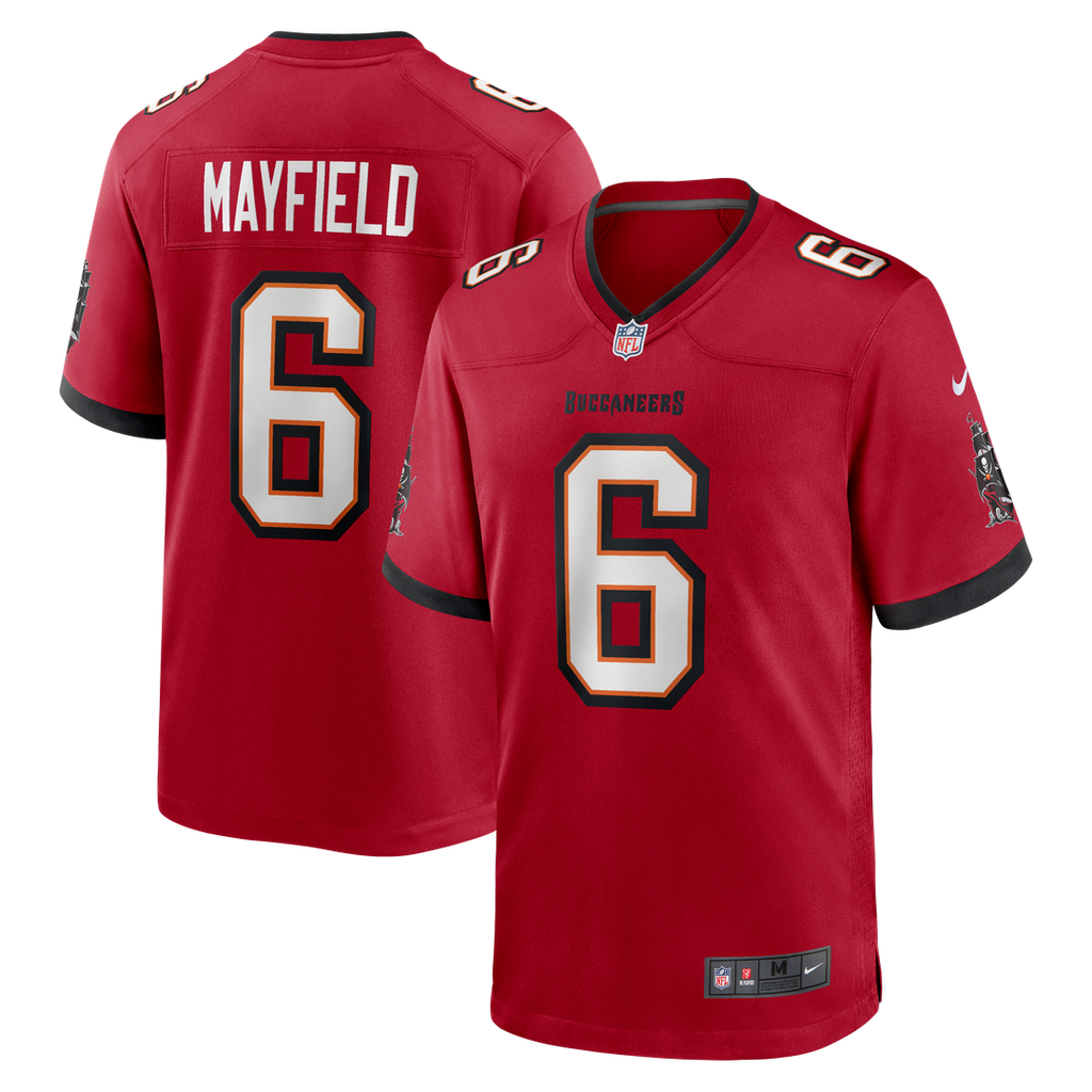 Tampa Bay Buccaneers Baker Mayfield Nike Team Game Jersey - Red