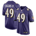 Baltimore Ravens Jay Higgins IV Nike Team Game Jersey - Purple