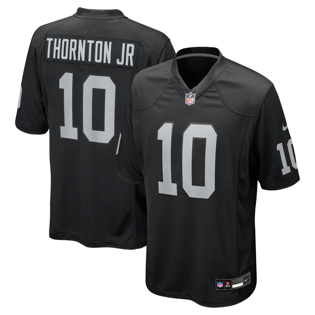 Las Vegas Raiders Dont'e Thornton Jr. Nike Team Game Jersey - Black