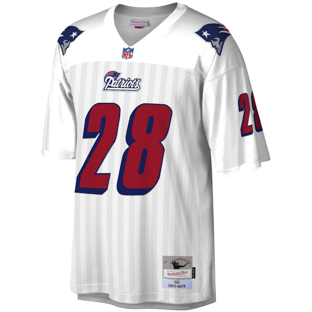 New England Patriots Curtis Martin Mitchell & Ness Legacy Replica Jersey - White