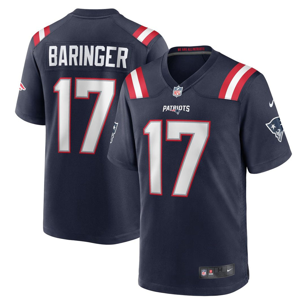 New England Patriots Bryce Baringer Nike Team Game Jersey - Navy