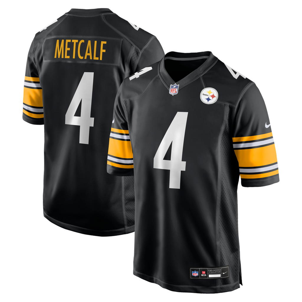 Pittsburgh Steelers DK Metcalf Nike Game Player Jersey - Black