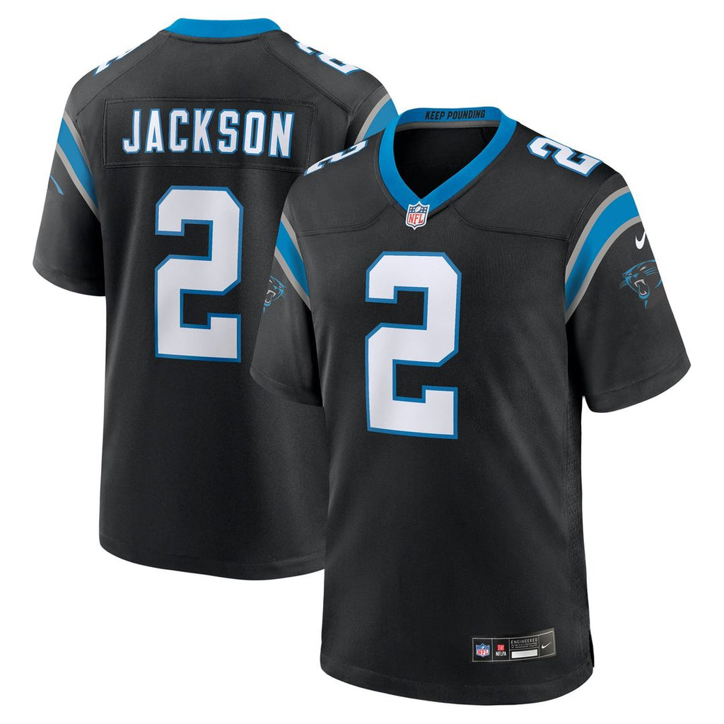 Carolina Panthers Mike Jackson Nike Game Jersey - Black