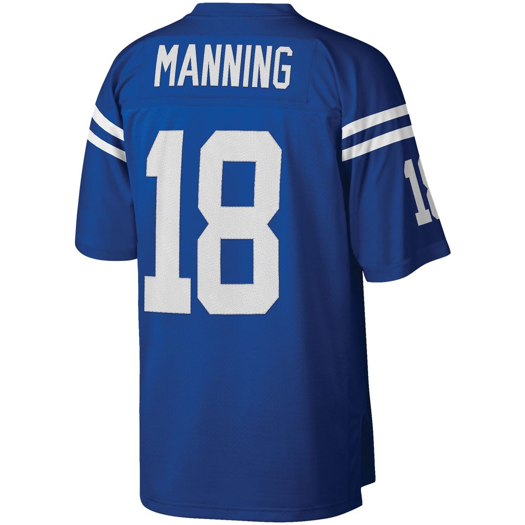 Indianapolis Colts Peyton Manning Mitchell & Ness Big & Tall 1998 Retired Player Replica Jersey - Royal