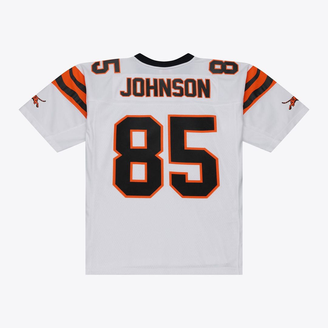Cincinnati Bengals Chad Johnson Mitchell & Ness 2001 Legacy Replica Player Jersey - White