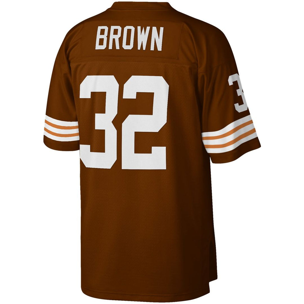Cleveland Browns Jim Brown Mitchell & Ness Big & Tall 1963 Retired Player Replica Jersey - Brown