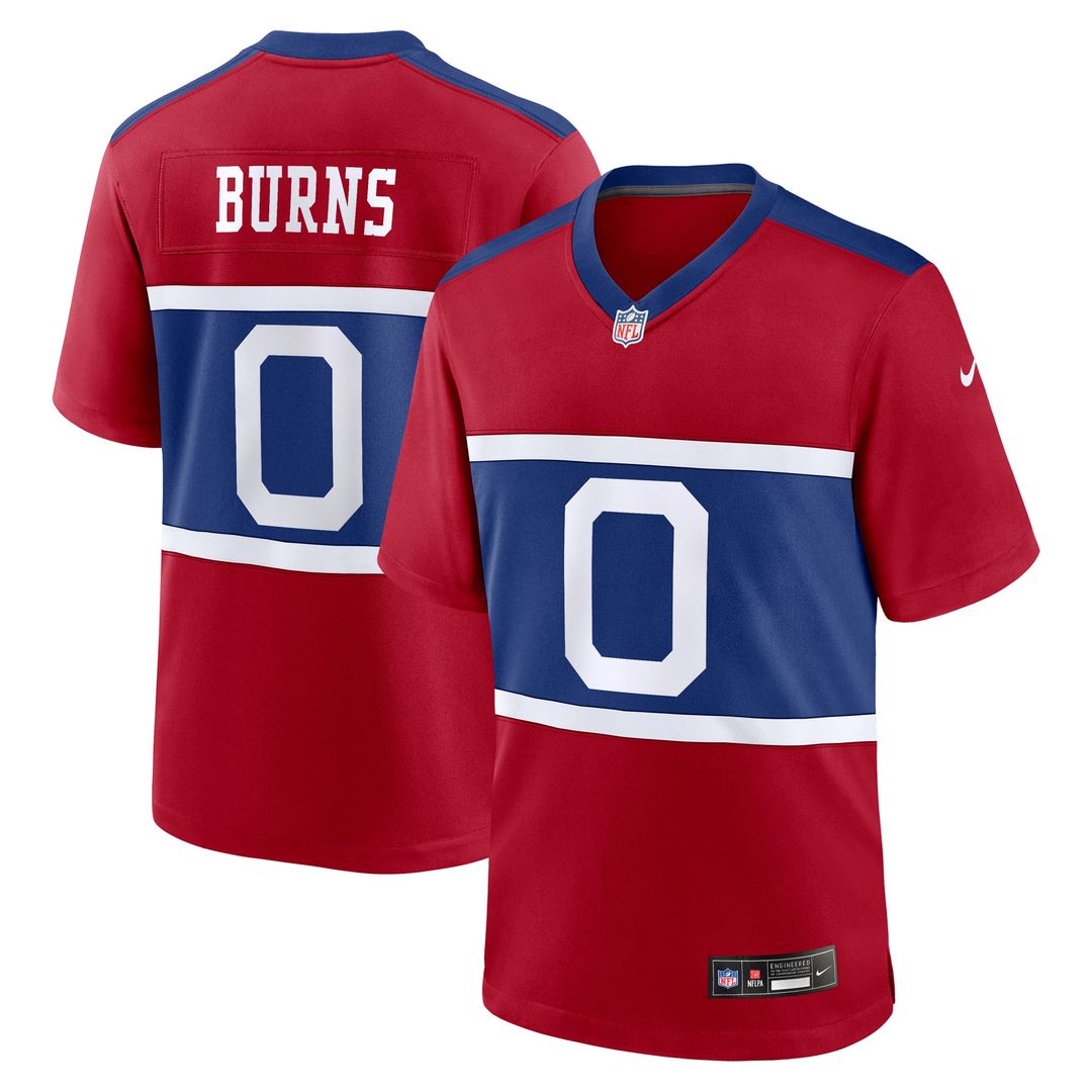 New York Giants Brian Burns Nike Alternate Game Jersey - Century Red