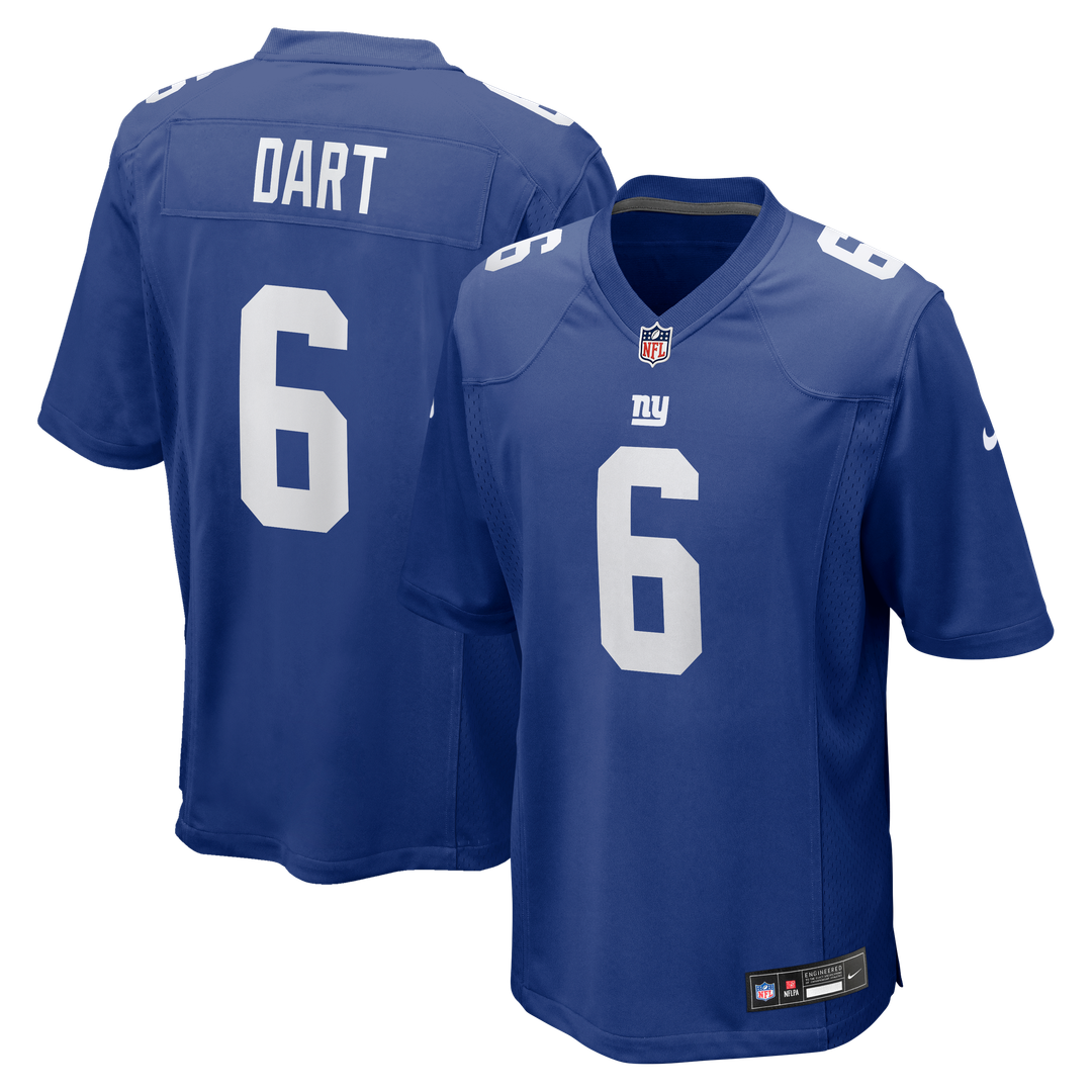 New York Giants Jaxson Dart Nike Team Game Jersey - Royal