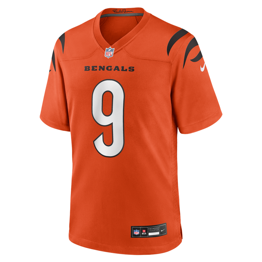 Cincinnati Bengals Joe Burrow Nike Alternate Game Jersey - Orange