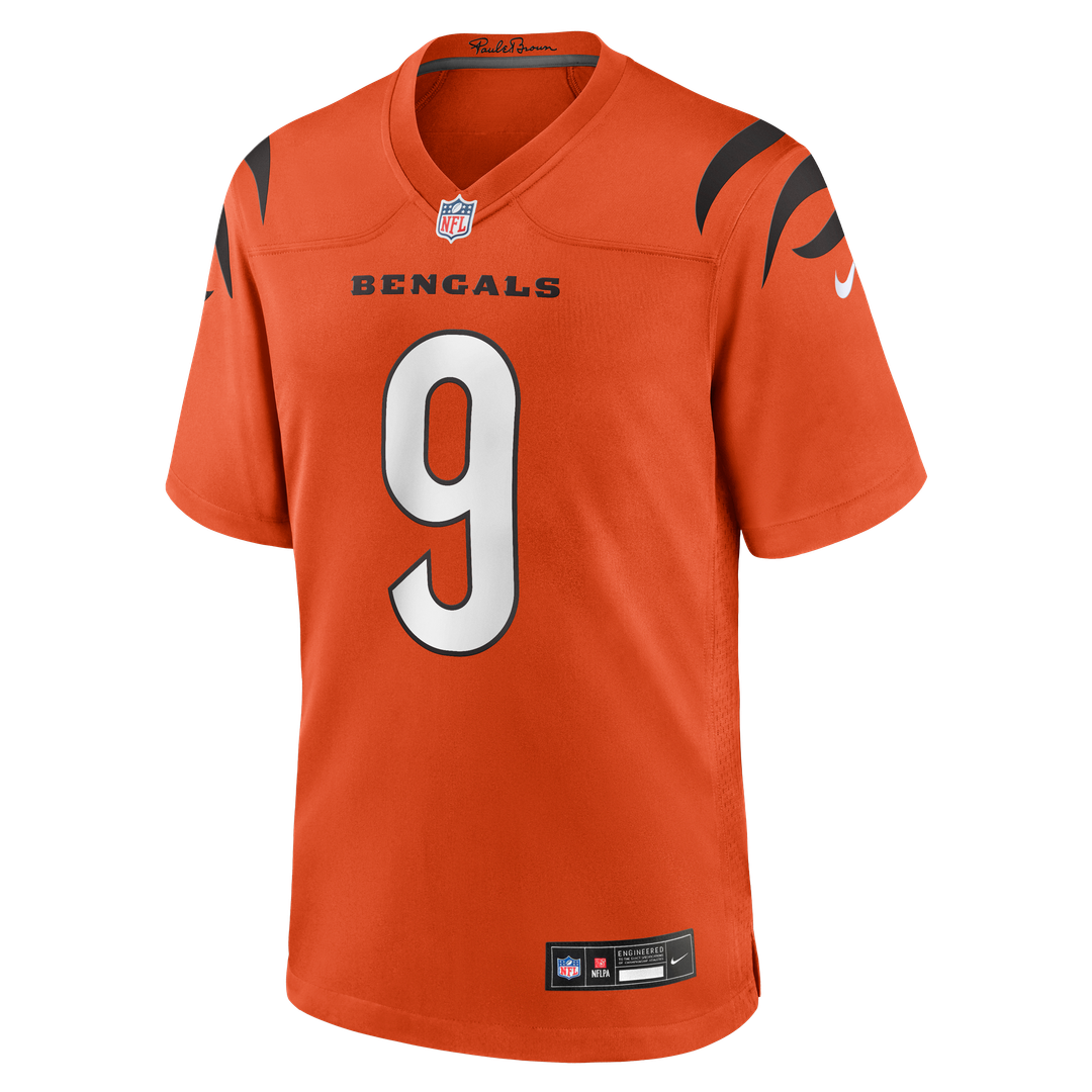 Cincinnati Bengals Joe Burrow Nike Alternate Game Jersey - Orange